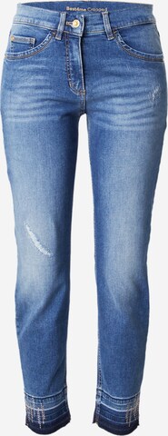 GERRY WEBER Slimfit Jeans 'Best4me' i blå: framsida