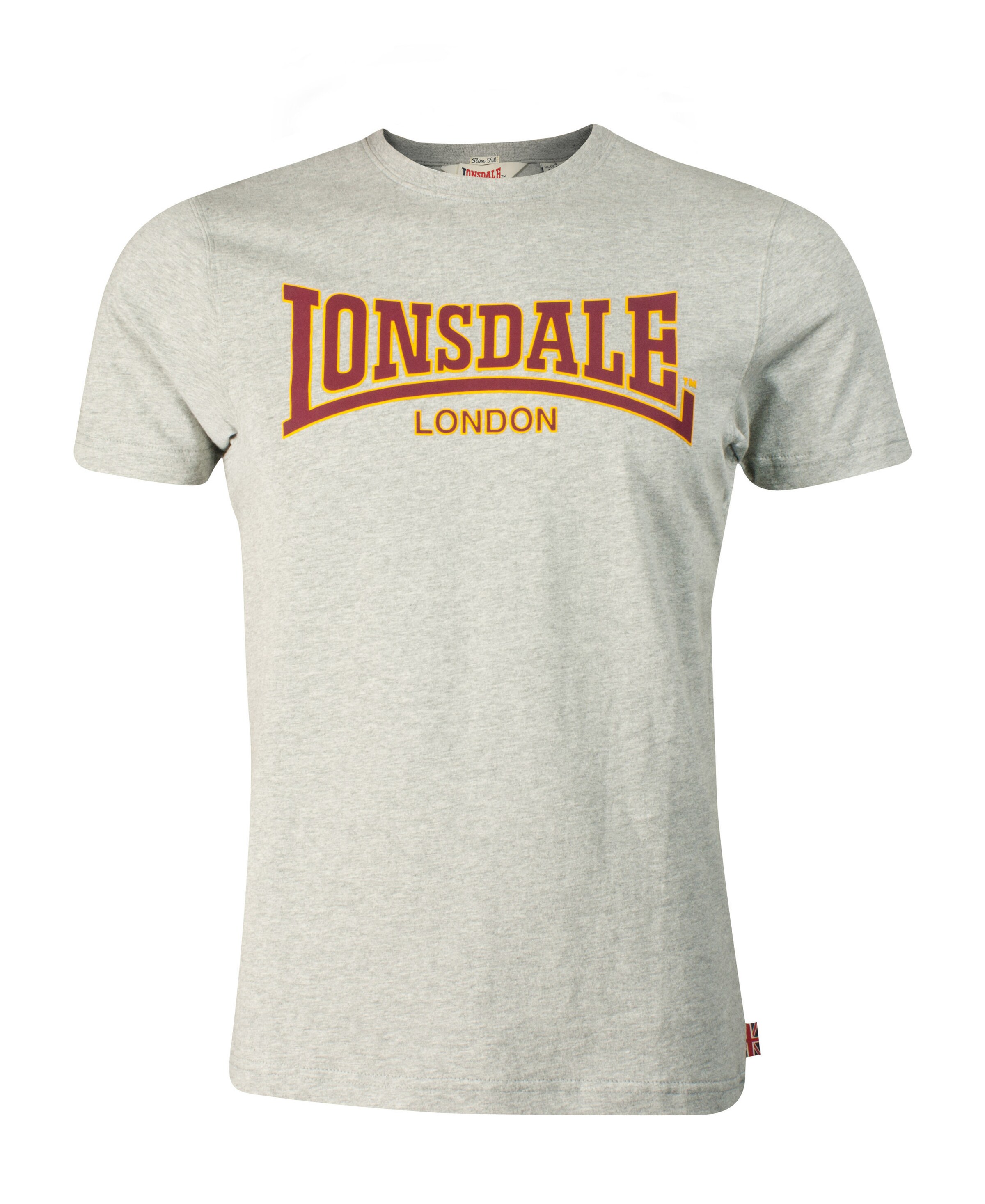 LONSDALE T-Shirt 'Classic' in Grau: Vorderseite