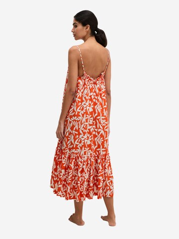 Marc O'Polo Strandkleid ' Firecracker Floral ' in Orange
