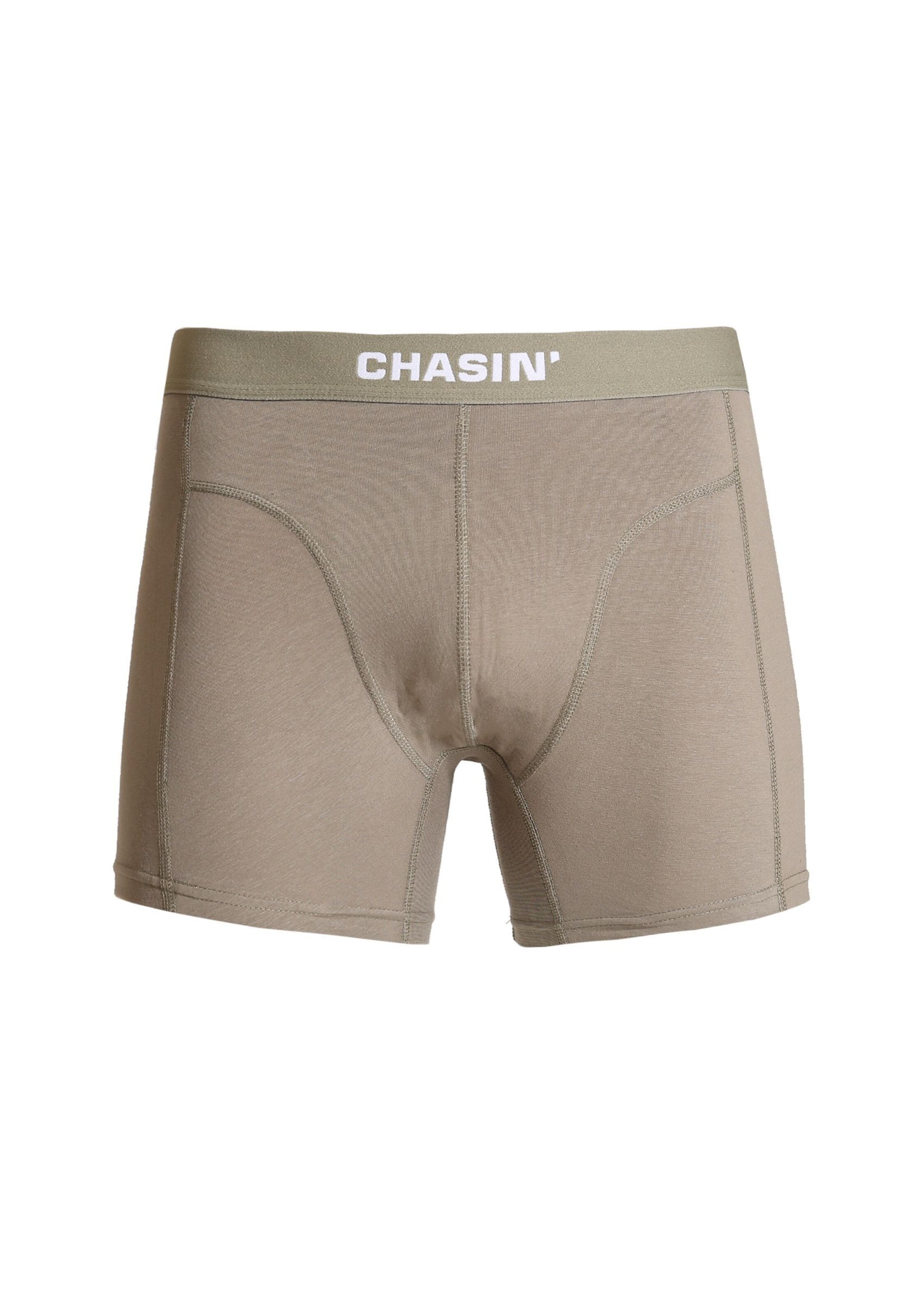 CHASIN' Boxer shorts 'Thrice Moss' in Beige