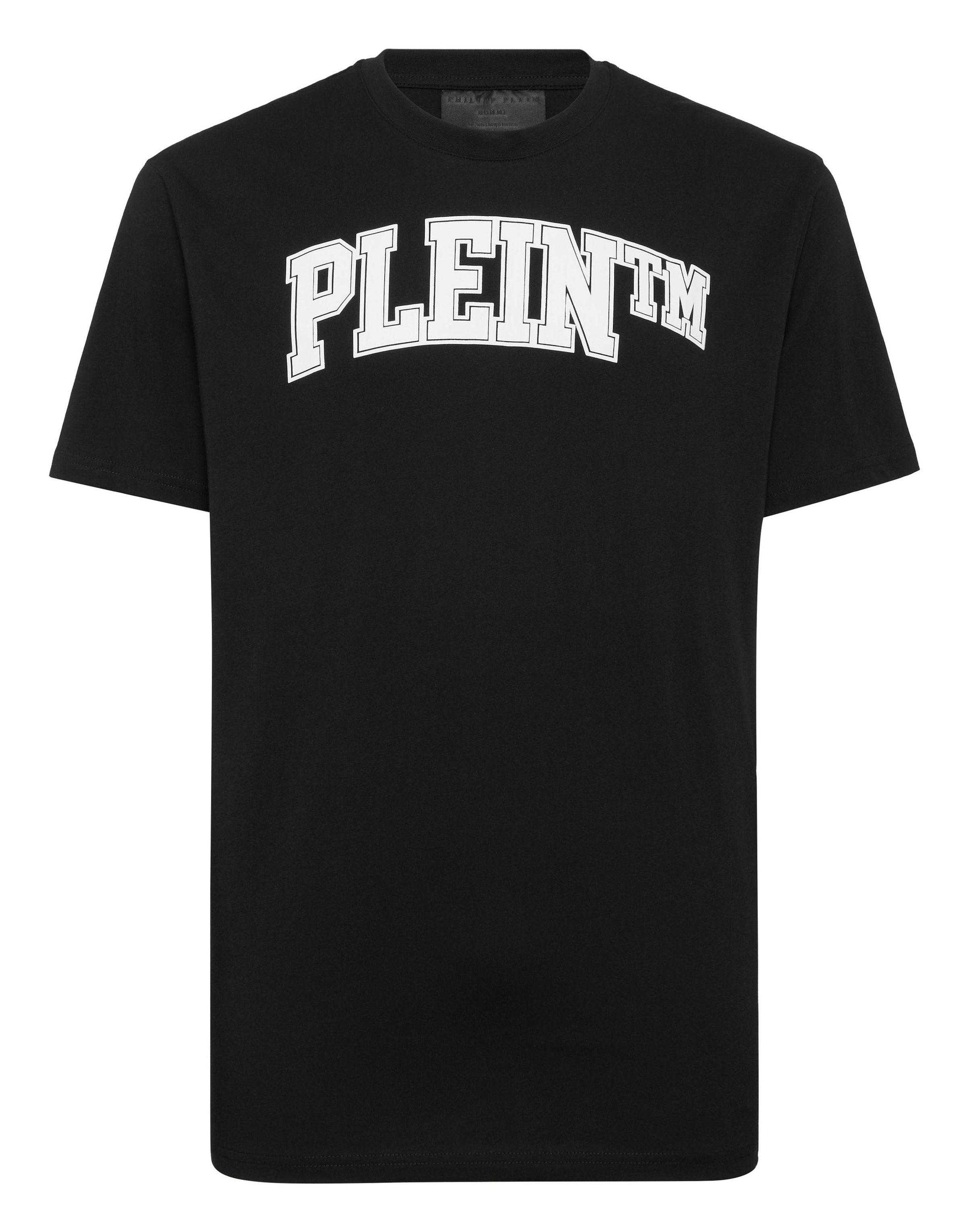T-Shirt Philipp Plein en noir : devant