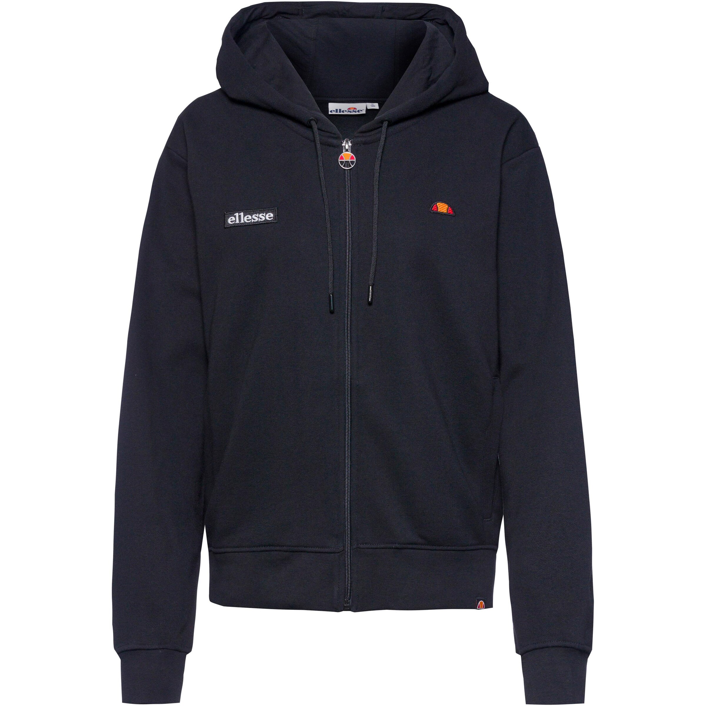 ELLESSE Sweatjacke in Schwarz: Vorderseite