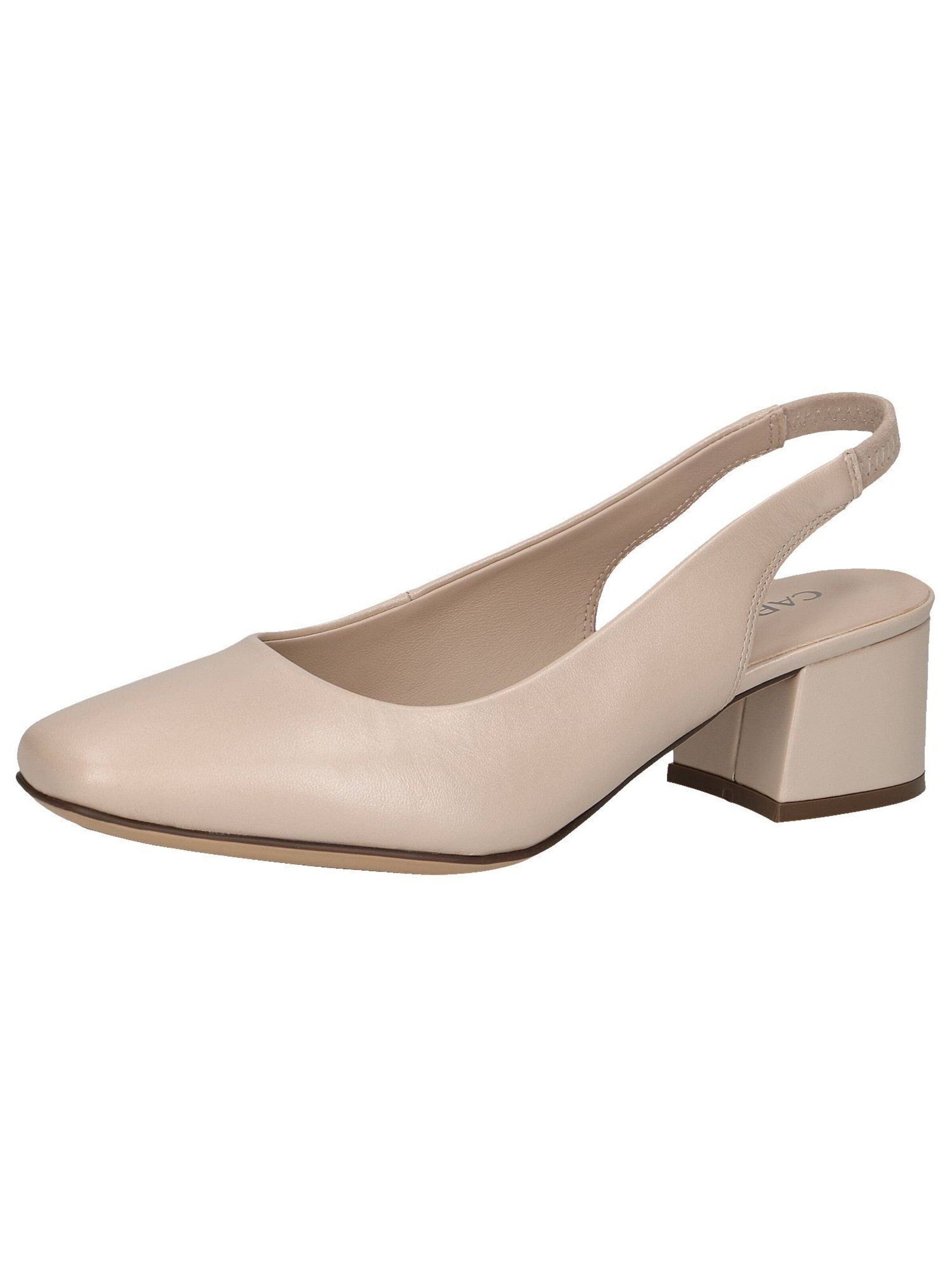 CAPRICE Slingpumps in Beige: Vorderseite
