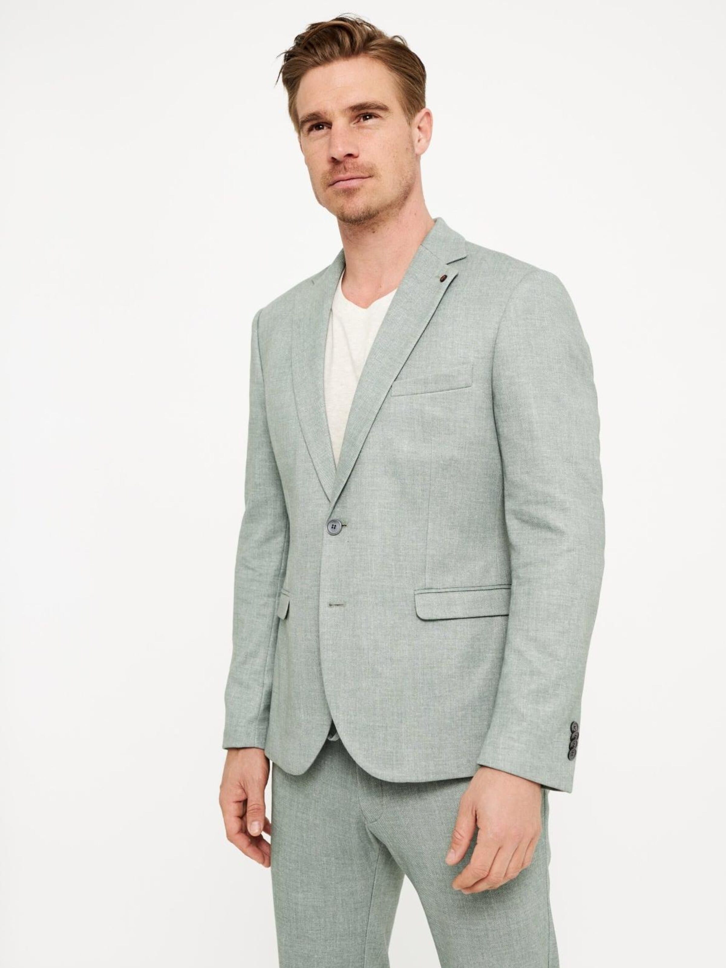 Zuitable Regular fit Blazer 'DiNick' in Green: front