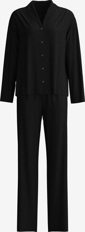 CALIDA Pajama 'Balancing Dreams' in Black: front
