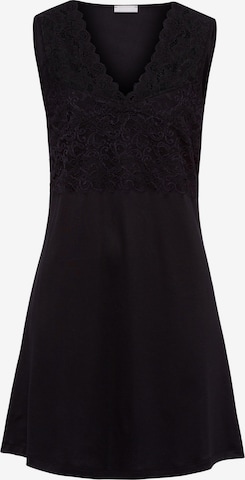 Hanro Nightgown 'Moments' in Black: front