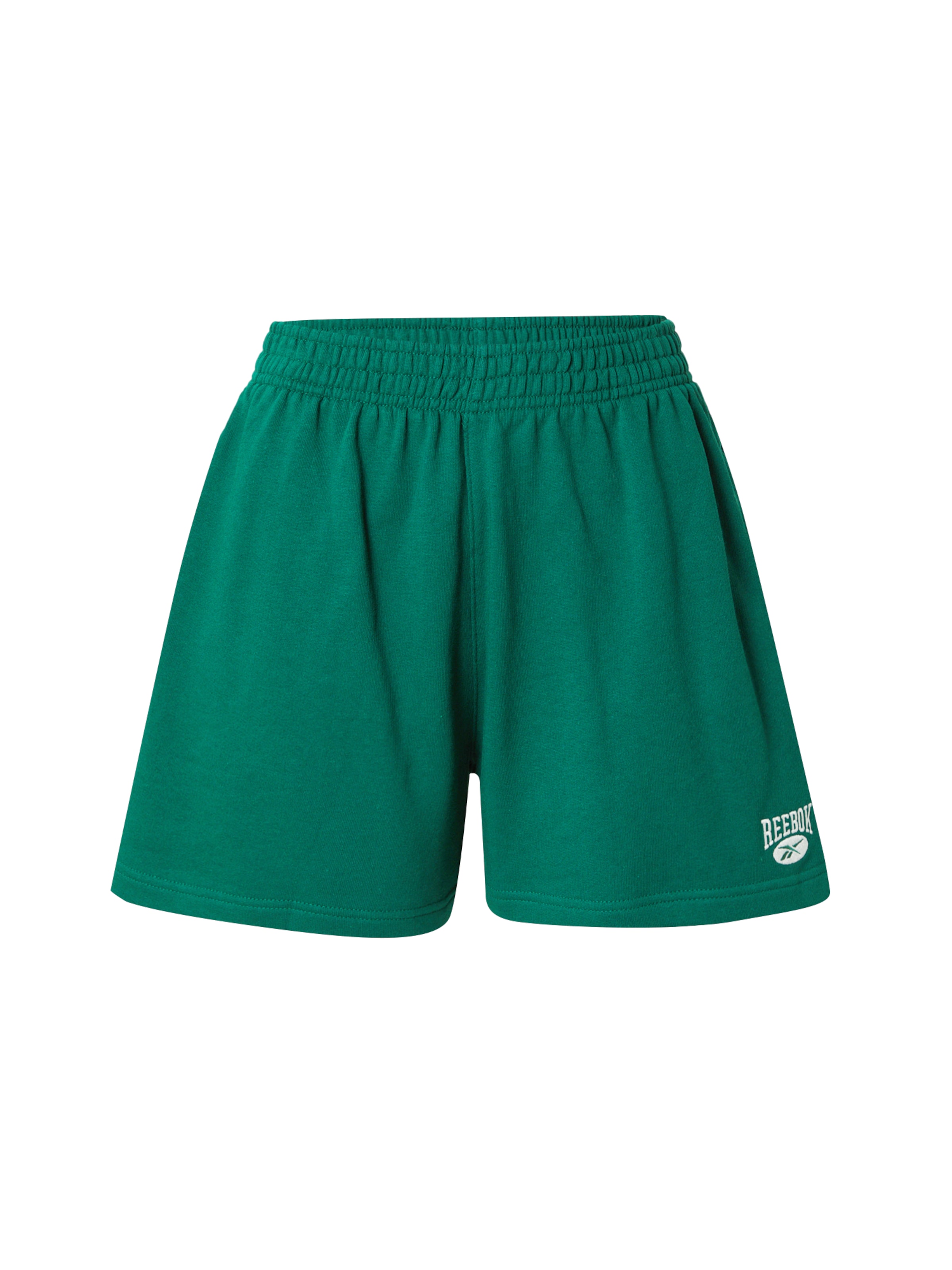 Reebok Štandardný strih Športové nohavice - Zelená: predná strana