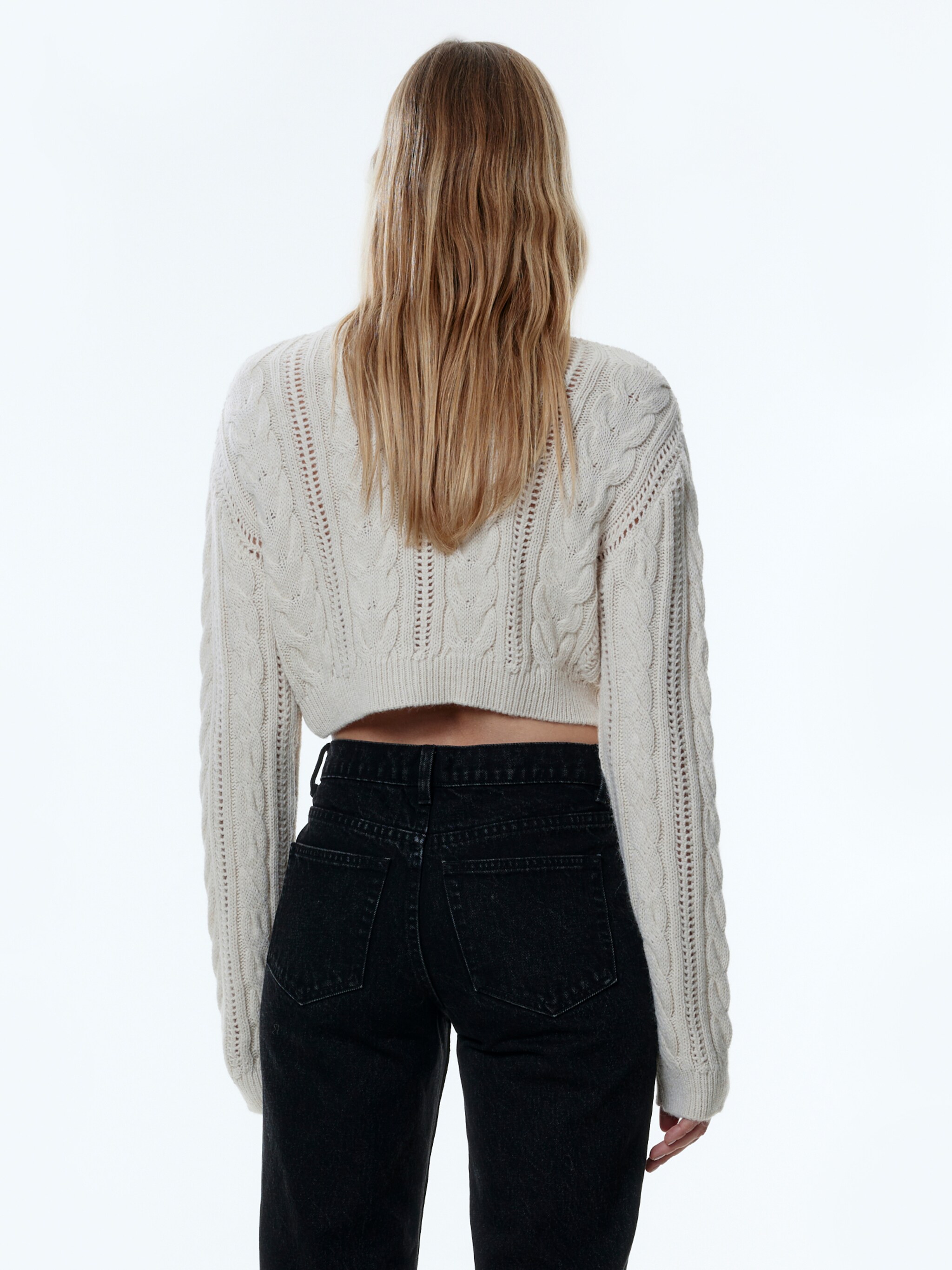 EDITED Producten Gebreid vest 'Urda' Crème