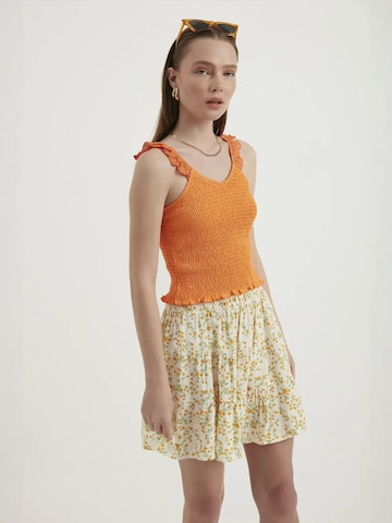 Hiccup Top in Oranje