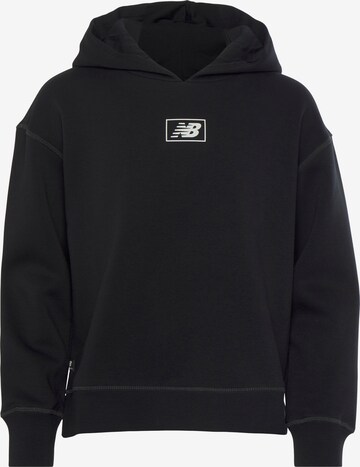 new balance Sweatshirt in Black: front