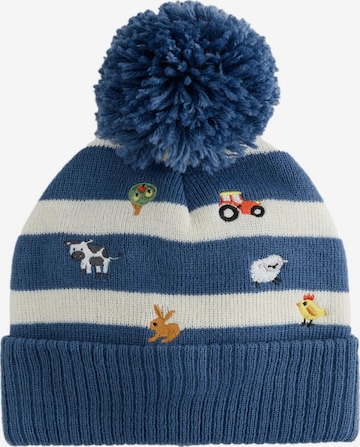 Next Beanie in Blue: front