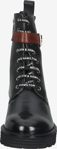 MELVIN & HAMILTON Lace-Up Ankle Boots in Black