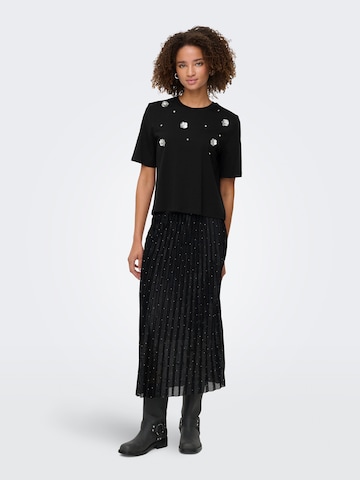 ONLY Tričko 'ONLSILVIA' – černá