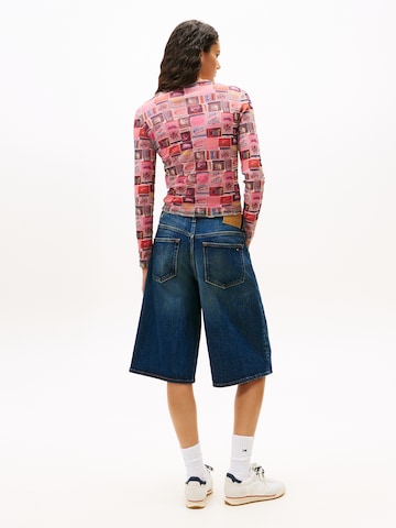 rožinė Tommy Jeans Marškinėliai 'AOP'