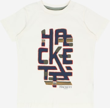 Hackett London Тениска в бяло: отпред