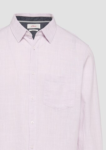 Coupe regular Chemise s.Oliver en violet