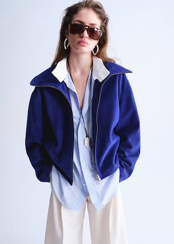MANGO Between-Season Jacket 'Alexa' in Blue: front