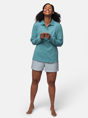 greenjama Pajama Shirt in Green