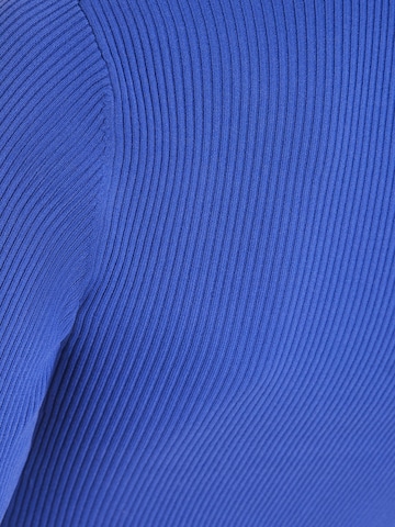 Bershka Плетена жилетка в синьо