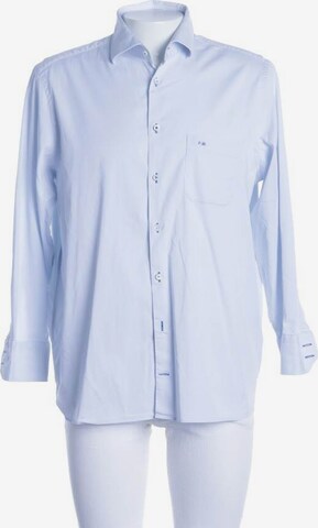 Van Laack Button Up Shirt in XS in Blue: front