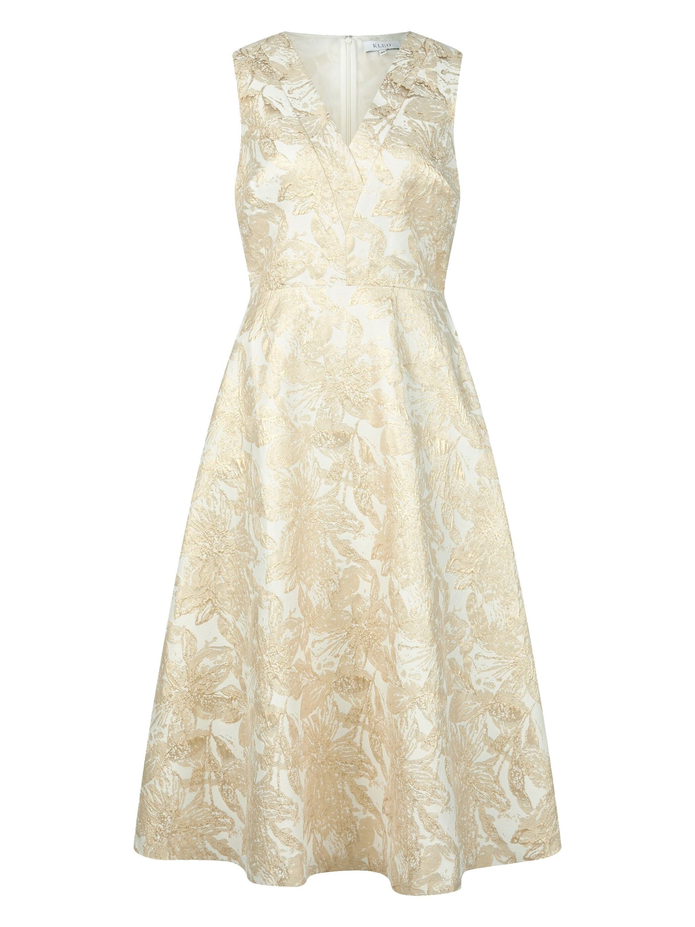 KLEO Cocktail dress in Beige: front