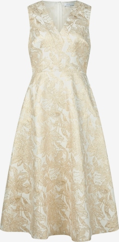 Robe de cocktail KLEO en beige : devant