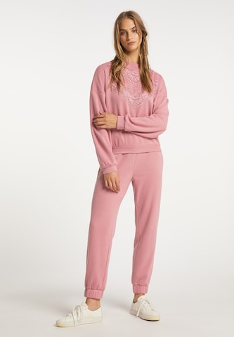 IZIA Tapered Broek in Roze