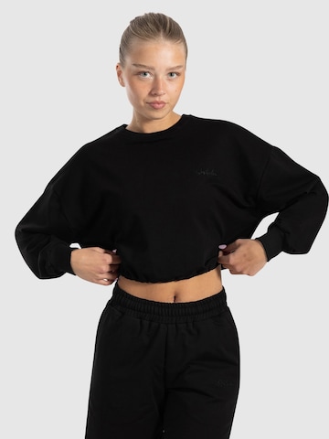 Smilodox Sweatshirt ' Triana ' in Zwart: voorkant