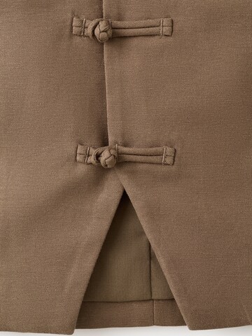 MANGO Weste 'LAGUNA' in Braun