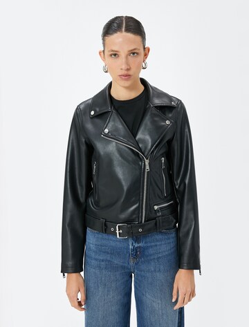 Koton Between-season jacket in Black: front