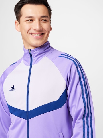 ADIDAS SPORTSWEAR - Sudadera con cremallera deportiva 'Tiro' en lila