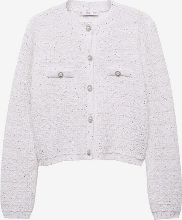 MANGO Knit Cardigan 'Naomi' in Beige: front