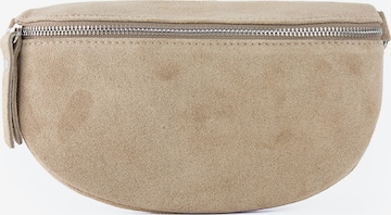 lePelou Fanny Pack 'VALENTINA small' in Beige: front