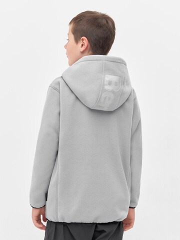 BENCH Fleece Jacket 'DRAKEN' in Grey | ABOUT YOU