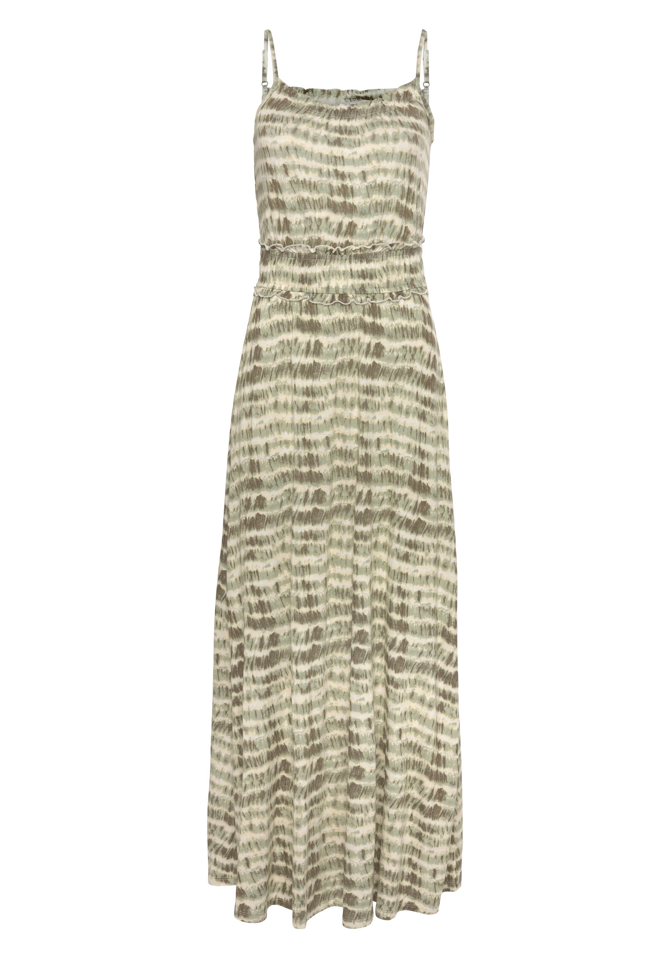 LASCANA Summer Dress in Green: front