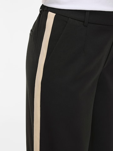 VILA Wide leg Broek in Zwart