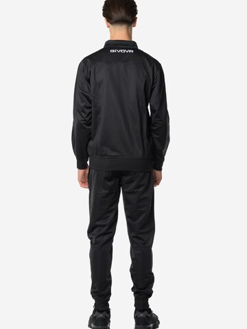 Completo sportivo 'Tuta sportiva Unisex Givova Visa in triacetato TR018 TUTA VISA TRIACETATO GIVOVA' di Givova in nero
