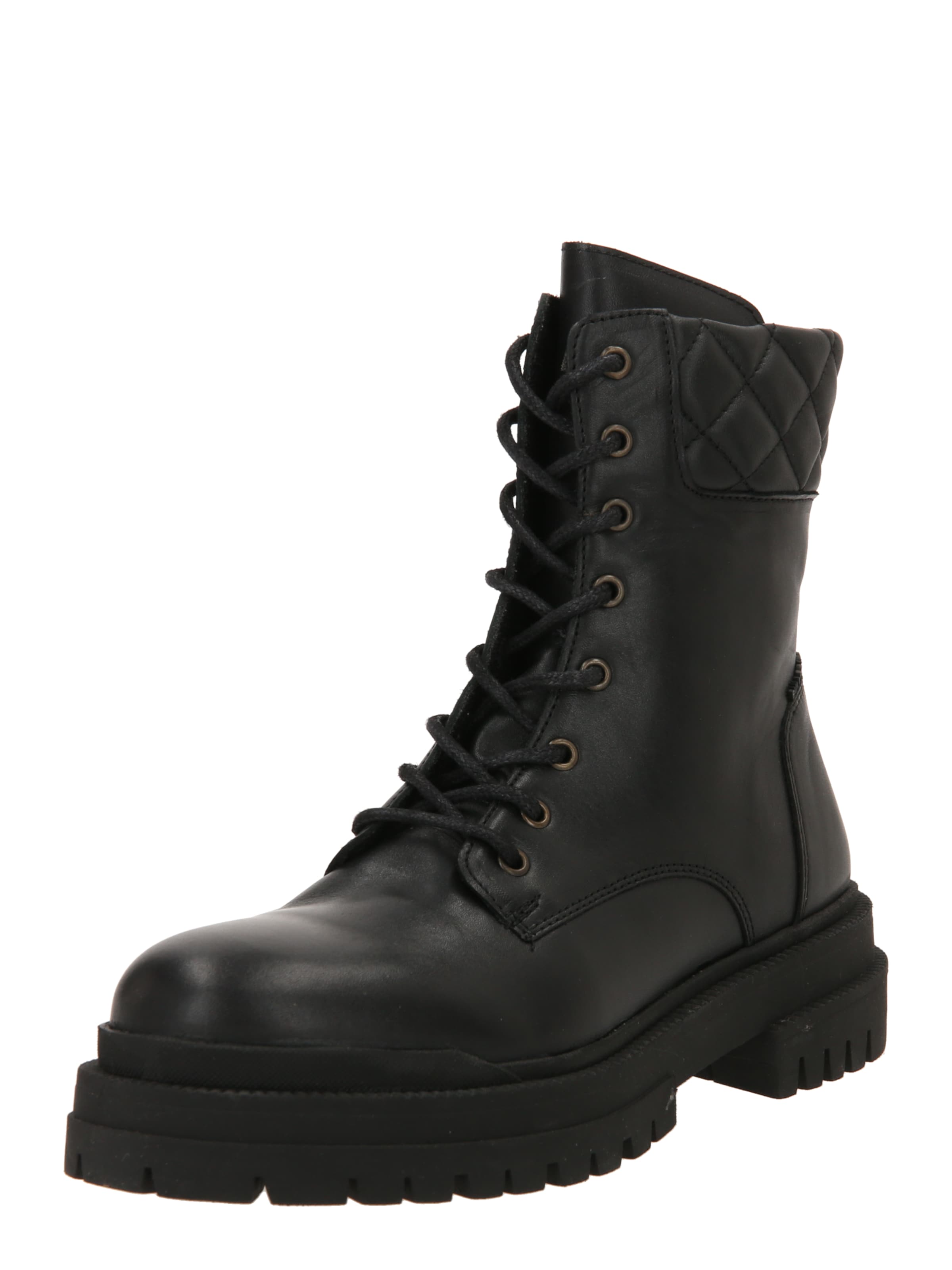 BULLBOXER Veterlaarsjes in Zwart: voorkant