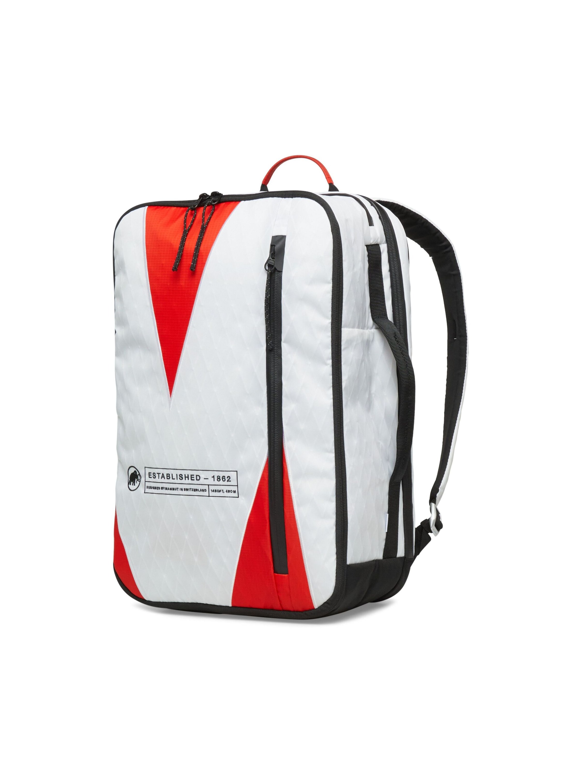 MAMMUT Sports Backpack 'Seon Alpine Transporter 25' in One size in Red / Black / White, Item view