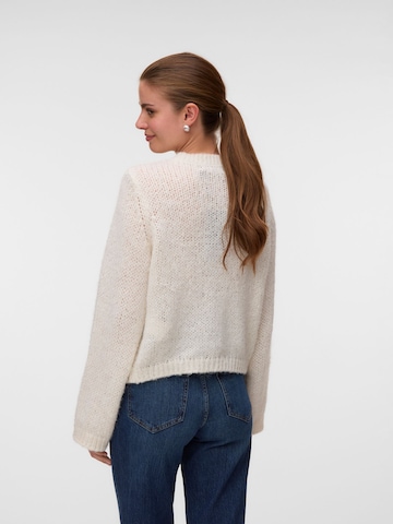 VERO MODA Gebreid vest in Beige