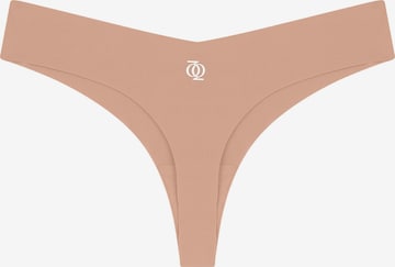 GOD SAVE QUEENS Slip 'Second Skin Brazilian' in Beige: voorkant