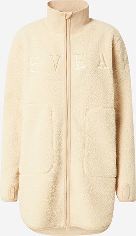 SVEA Fleece Jacket in Beige: front
