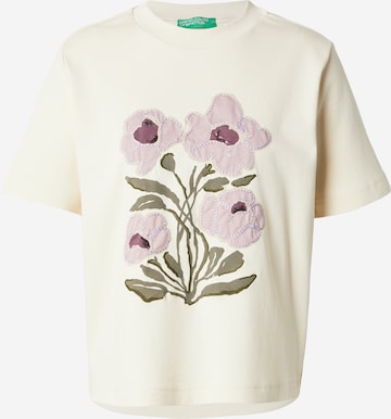 UNITED COLORS OF BENETTONMajica - bež boja: prednji dio