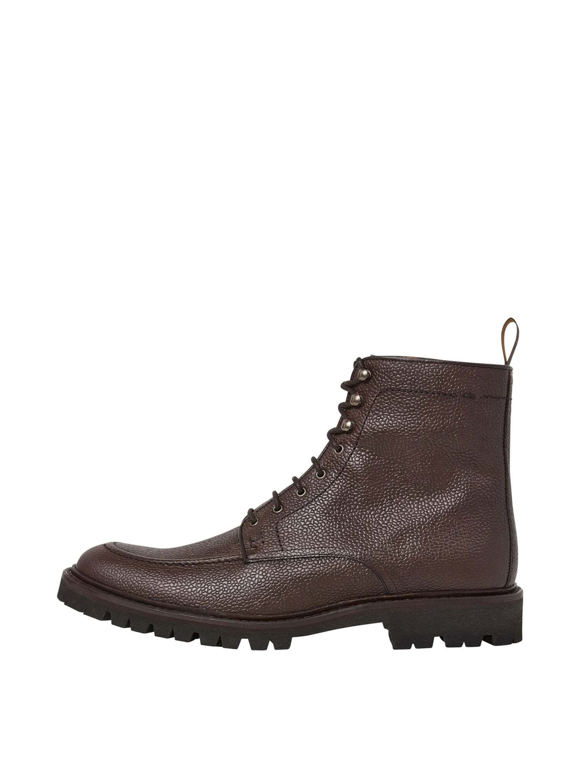 Hackett London Schnürstiefel in Braun: Vorderseite