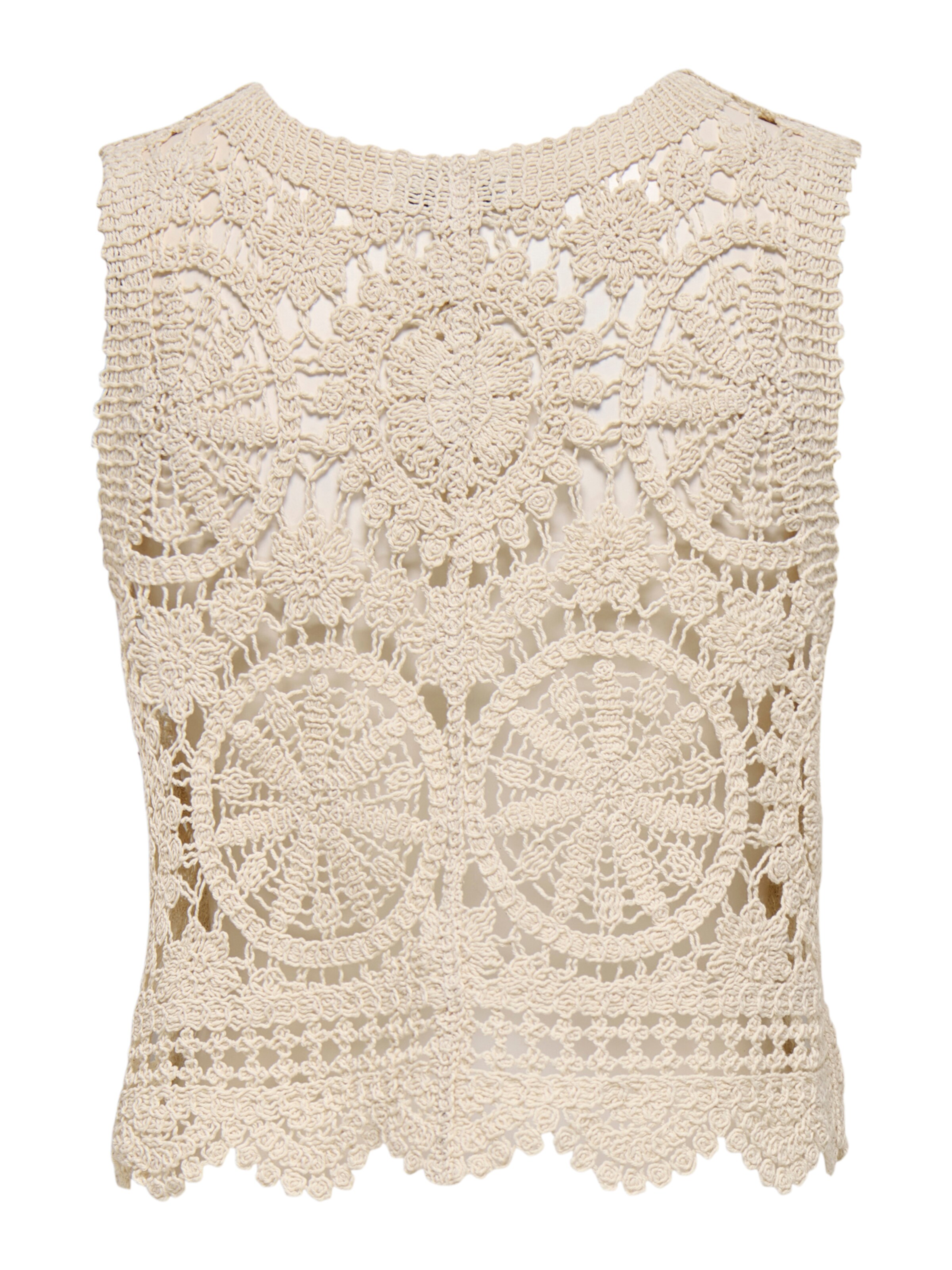 JDY Strickweste 'JDYVic' in Beige