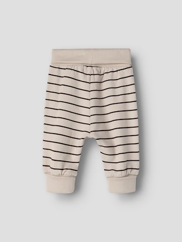 NAME IT Tapered Trousers 'NBMLANNAR' in Beige