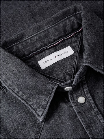 TOMMY HILFIGER Regular fit Overhemd 'Western' in Zwart