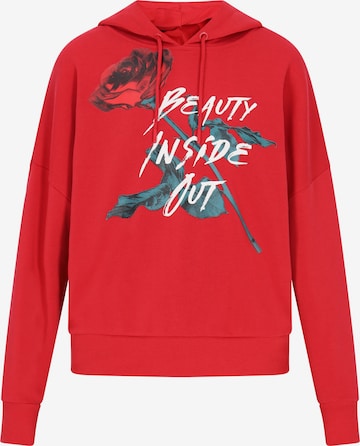 myMo ROCKSSweater majica - crvena boja: prednji dio