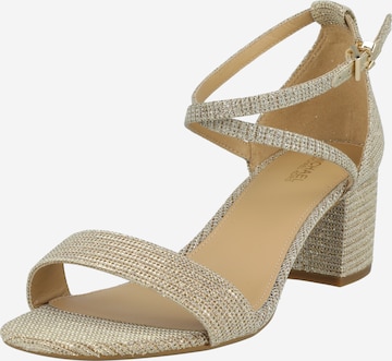 MICHAEL Michael Kors Sandalen met riem 'SERENA' in Goud: voorkant