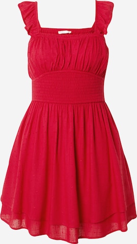 HOLLISTER Лятна рокля 'SAIDIE' в червено: отпред